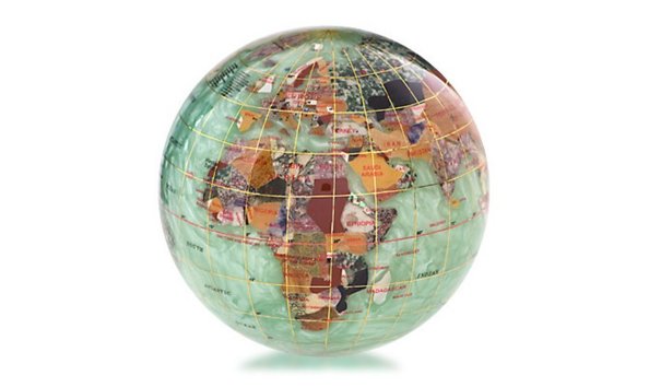 Big image gem globe bookends