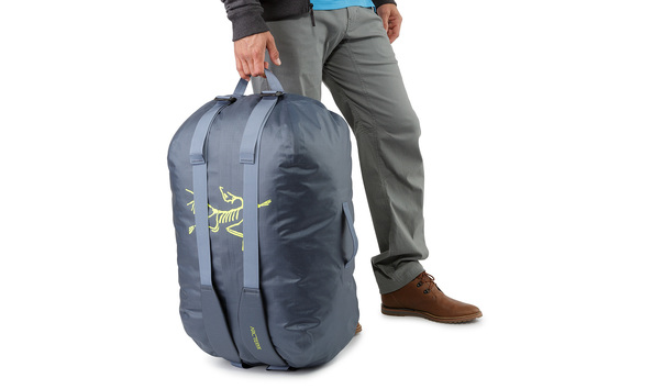 Big image carrier duffle 75 gunmetal side view