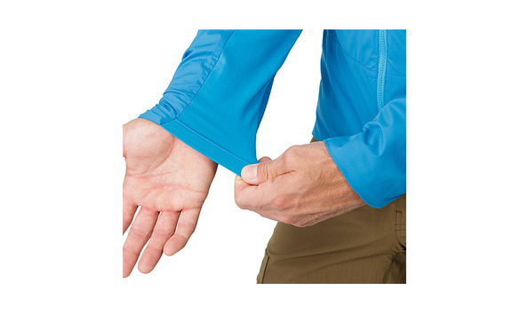 Big image atom sl hoody adriatic blue cuffs