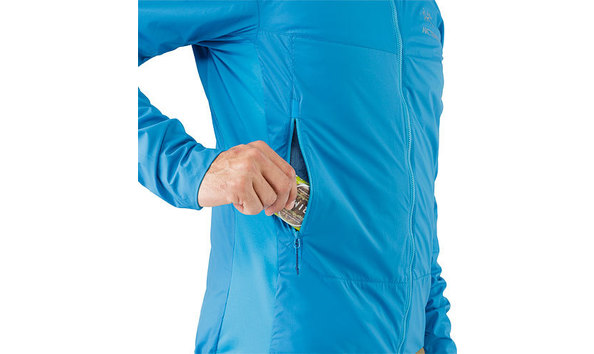 Big image atom sl hoody adriatic blue hand pocket