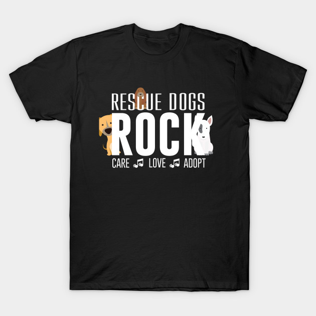 Rescue Dogs Rock Tshirt SIZE MED.
