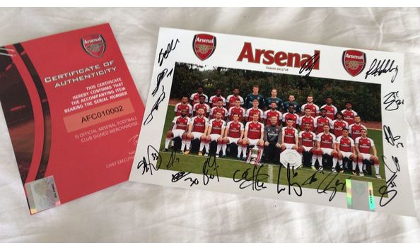 Big image signed arsenal picture