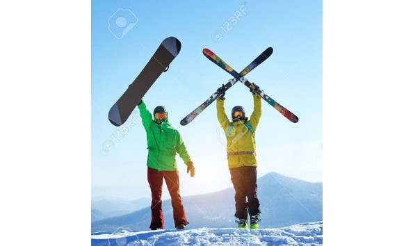 Big image ski and snowboarder