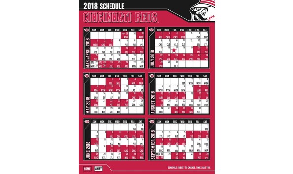 Big image reds 2018 calendar