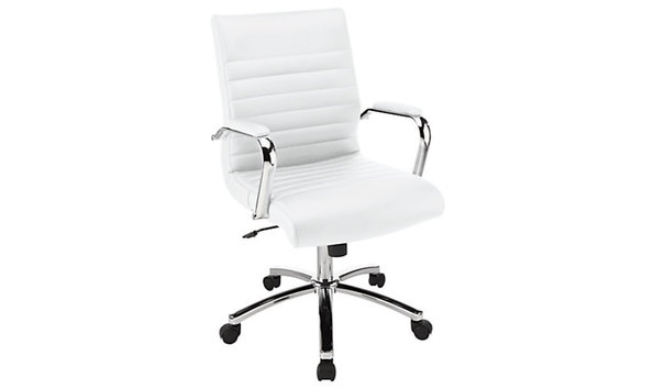 Big image white mid back chair