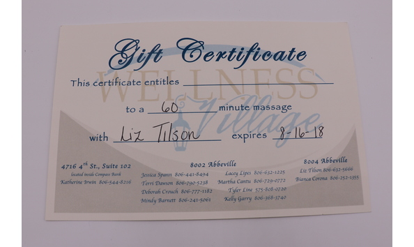 Big image one hour massage liz tilson wellness village