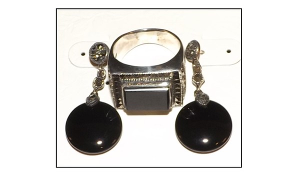 Big image jewelry  earrings and ring set 3