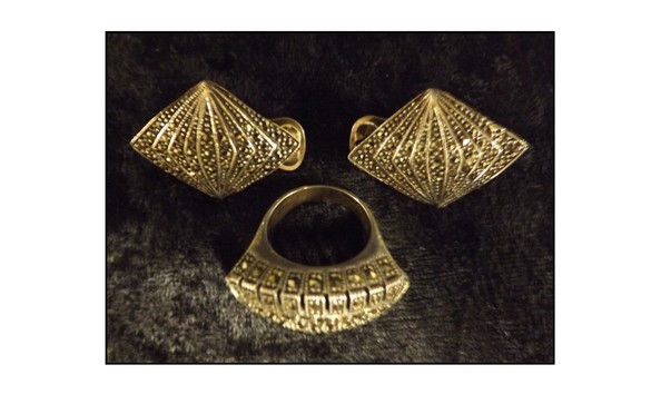 Big image jewelry  earrings and ring set 1