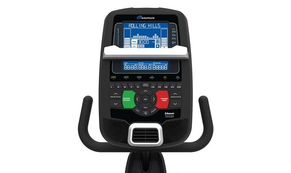 Big image nautilus recumbent r618 feature console