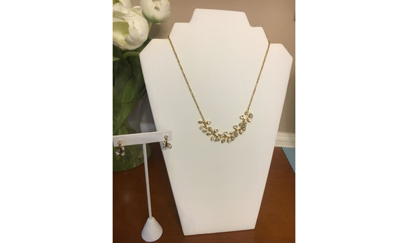 Big image touchstone necklace   earrings