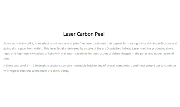 Big image laser carbon peel