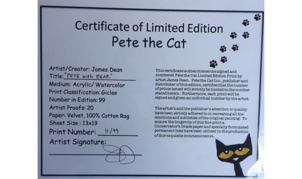 Big image pete with bear cert