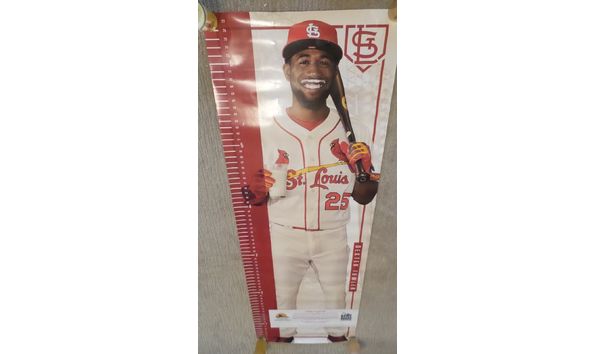 Big image dexter fowler st louis cardinals growth poster sga 5 13 2017 busch stadium 