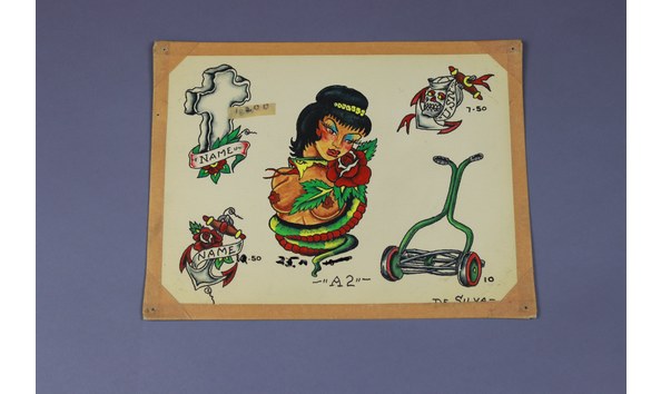 Big image george desilva signed orig flash  mower