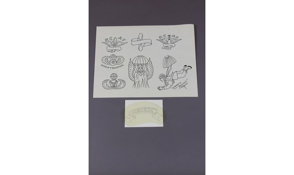 Big image pat martynuik orig drawing earth bound and alberta pm orig acetate stencil