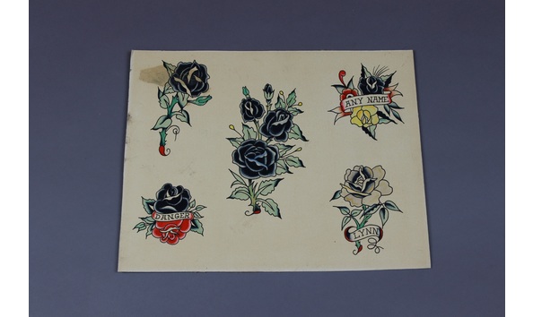 Big image lou normand blue roses.  11x14  40 s jpg copy