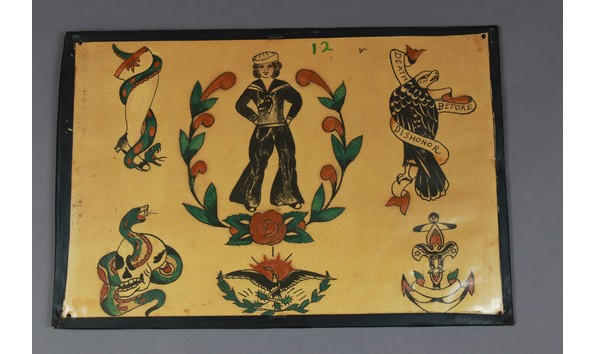 Big image unknown orig. flash  likely texas artist  10x14  c 30 s copy