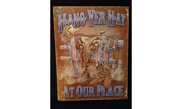 Big image navasota emporium hand your hat sign