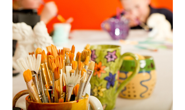 Big image flyer image for fall pottery paint party