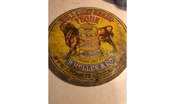 Big image antique flour sign