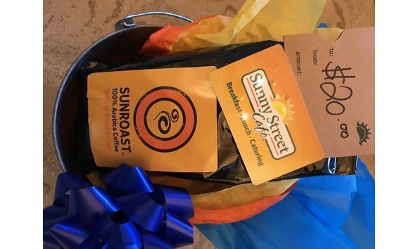 Big image sunny street cafe photo