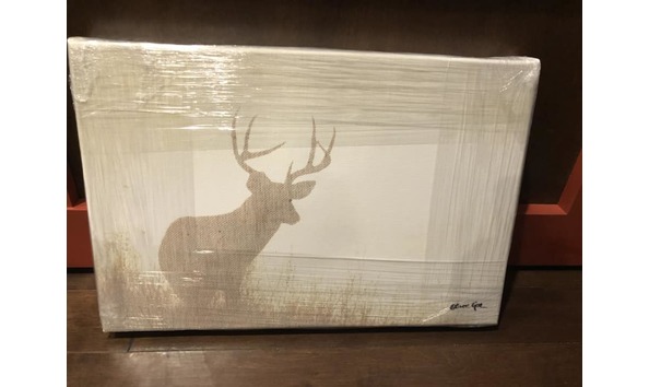 Big image deer canvas decor