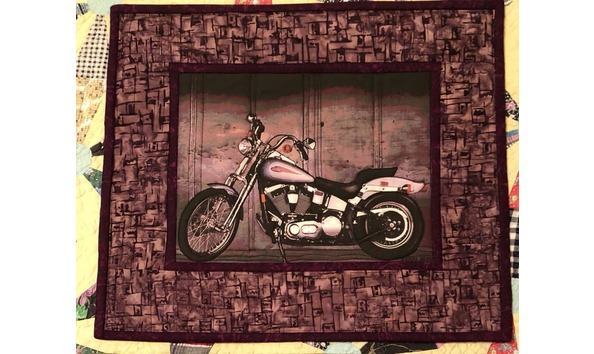 Big image motorcycle wall art