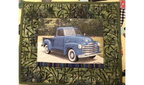 Big image vintage truck wall