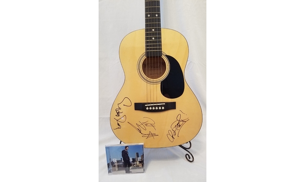 Big image triple music artist signed guitar