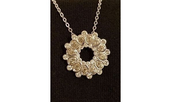 Big image swarovski pendant necklace close up