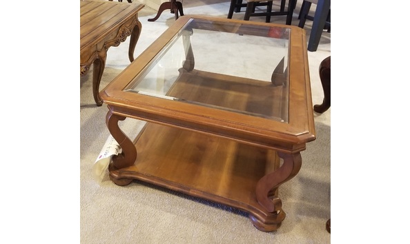 Big image wood   glass coffeetable