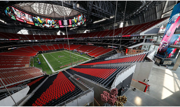 Big image mercedes benz stadium super bowl liii