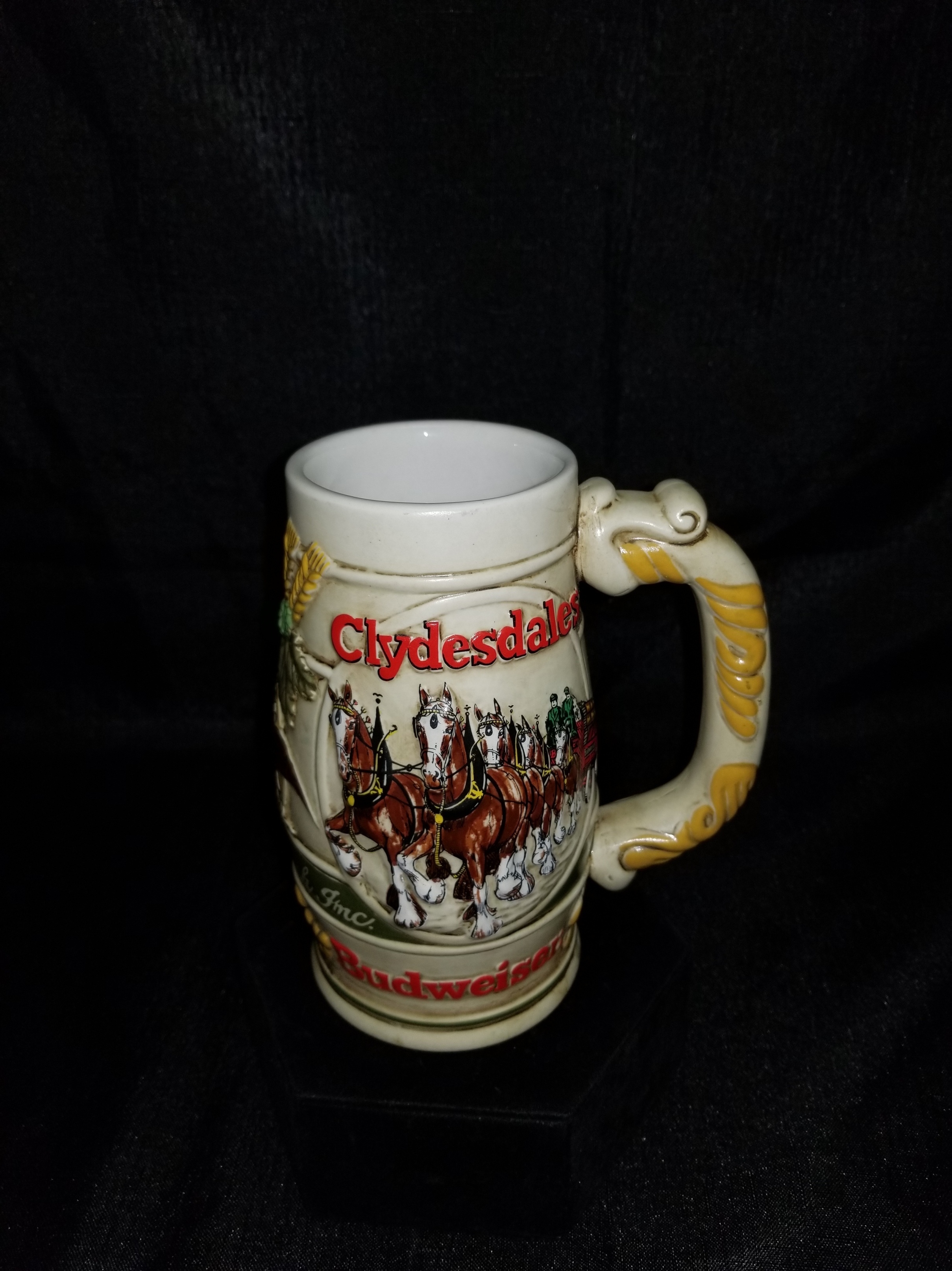 Budweiser Collector "Clydesdales" Beer Stein