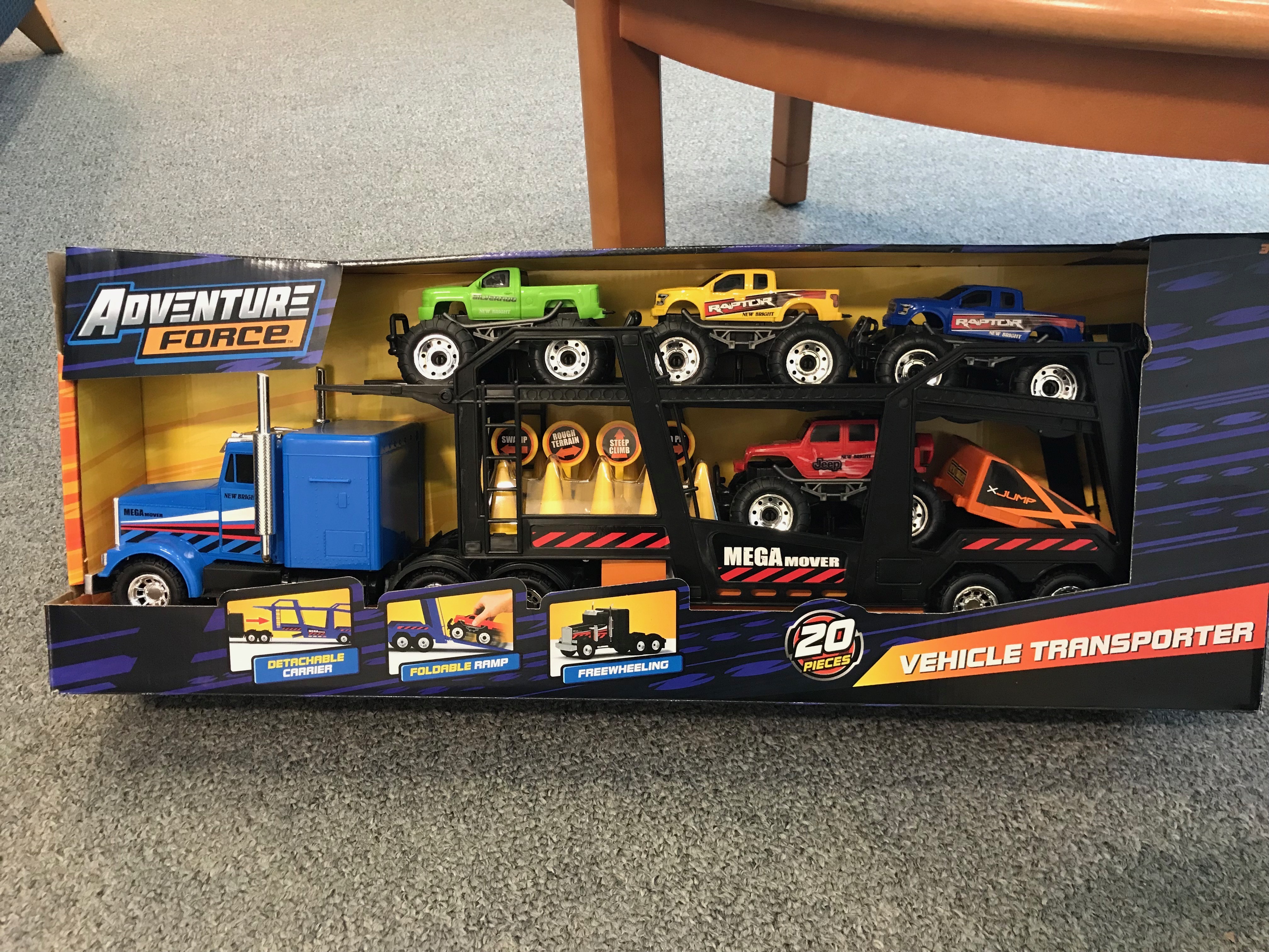 Adventure Force Vehicle Transporter and trucks