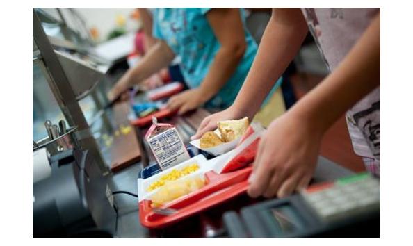 Big image free and reduced lunch stock image