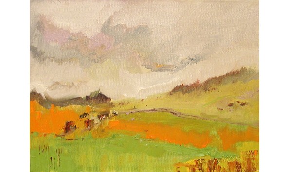 Big image thumbnail grazing oil 9x12 edith sievers 2015