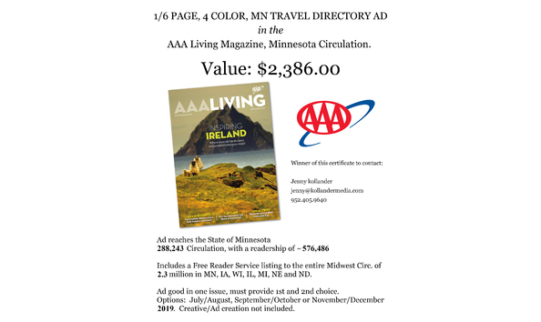 Big image aaa auction certificate  2019 emt  conference