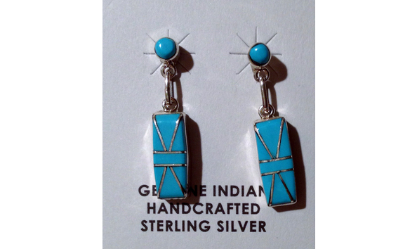 Big image 93 turquoise earrings