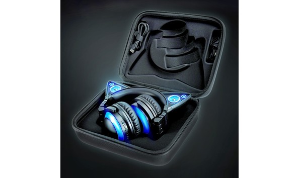Brookstone Cat Ear Headphones Blue コスプレ Brookstone Axent Wear Cat Ear Headphones Review | PCMag