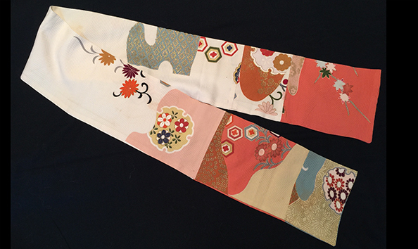 Big image 4 silk vintage kimono scarf1