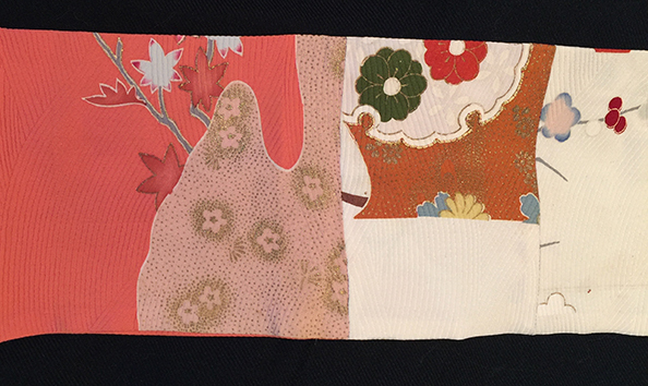 Big image 4 silk vintage kimono scarf2