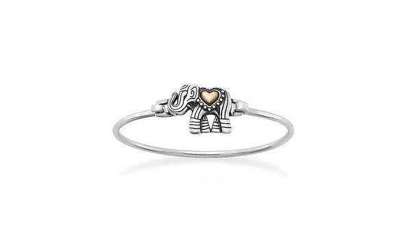 Big image adorned elephant bracelet