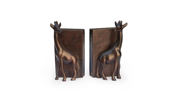 Big image girrafe bookends