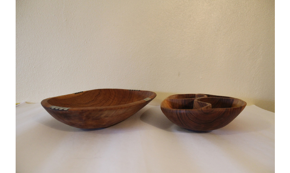 Big image hand carved masai mara decorative bowl set 1