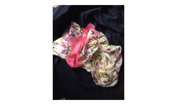 Big image scarf silk