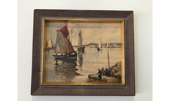 Big image print sailboat