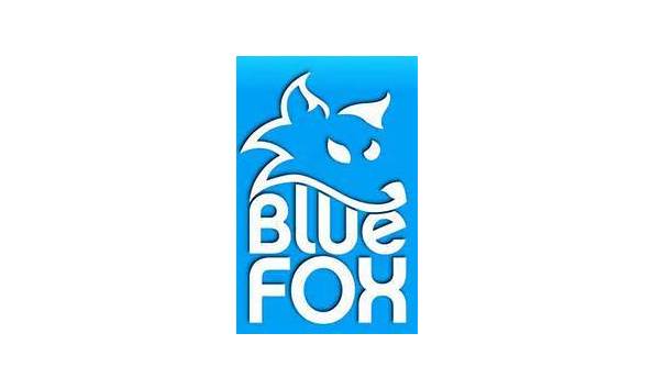 Big image blue fox logo