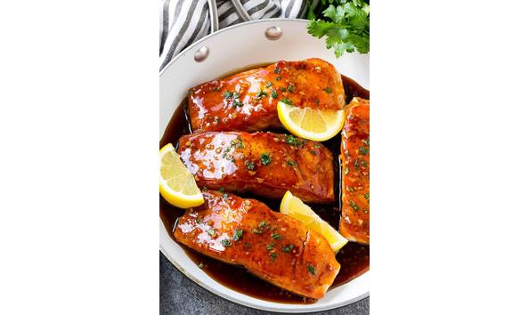 Big image 70. honey garlic salmon 3