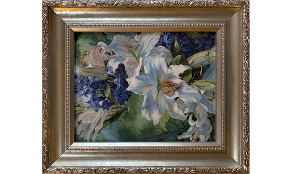 Big image 11. lillies gold frame