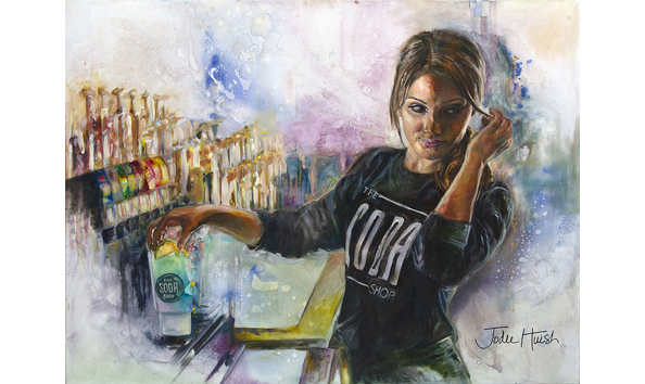 Big image lip gloss soda popping